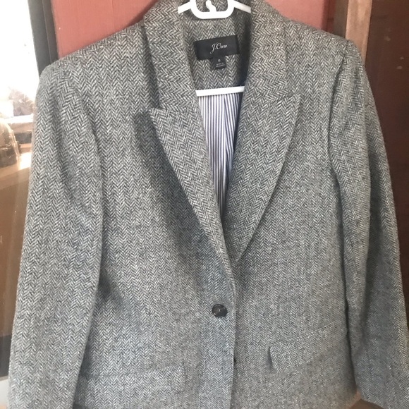 J crew tweed blazer